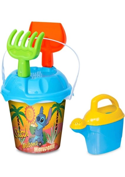 Çocuklar Için Renkli Resim Temalı Plaj Kova Oyuncakları Seti