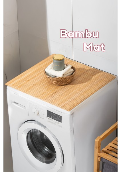 PBT-374 Ahşap Bambu Paspas Kaymaz Banyo Matı 45X70CM modelleri