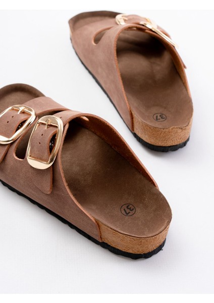 P-101 Taba Günlük Birkenstock Kadın Terlik indirimleri