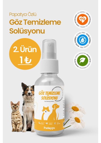Göz Temizleme Solüsyonu Papatya Özlü -120ml