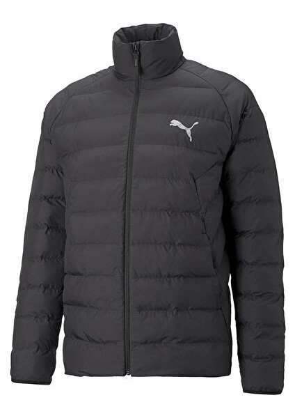 Siyah Erkek Fermuarlı Normal Düz Mont 84935701 Active Jacket