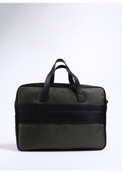 Yeşil-Siyah Erkek Deri Laptop Çantası 01PC001197-YSL modelleri