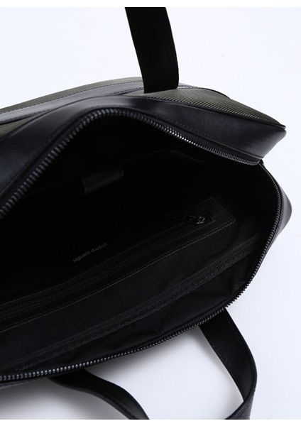 Yeşil-Siyah Erkek Deri Laptop Çantası 01PC001197-YSL fırsatları