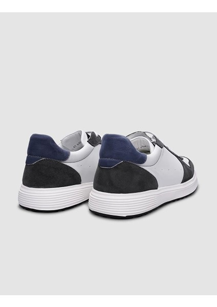 Beyaz-Gri Erkek Sneaker 123974H