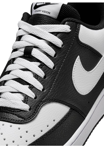 HM9862-001 Nıke Court Vısıon Lo Siyah - Beyaz Erkek Günlük Spor Ayakkabı indirimleri