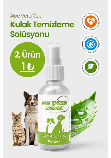 Kulak Temizleme Solüsyonu Aloe Vera Özlü -120ml