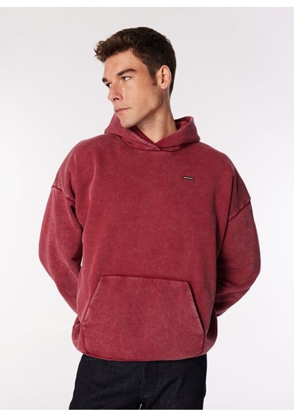 Bordo Erkek Yuvarlak Normal Düz Sweatshirt 1386485-625 Ua Icon Hwt Flc Os Hdy modelleri