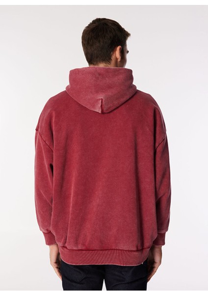 Bordo Erkek Yuvarlak Normal Düz Sweatshirt 1386485-625 Ua Icon Hwt Flc Os Hdy indirimleri