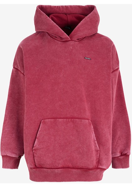 Bordo Erkek Yuvarlak Normal Düz Sweatshirt 1386485-625 Ua Icon Hwt Flc Os Hdy