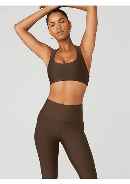 Bodylondon Racerback Bra (Espresso)