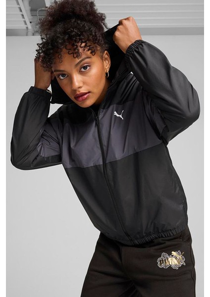 Mesh Lined Kadın Rüzgarlık 62747401