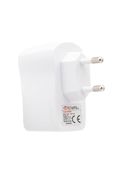 Volt 0.5 Amper Beyaz USB Başlık Adaptör