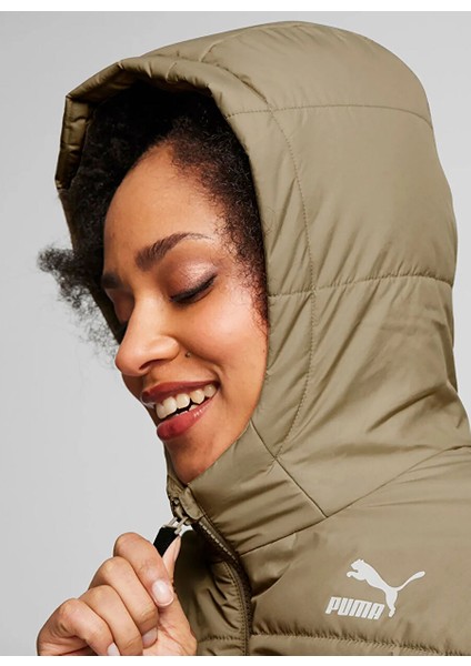 62169267 Classics Padded Jacket Krem Kadın Kapüşon Yaka Regular Fit Mont fırsatları