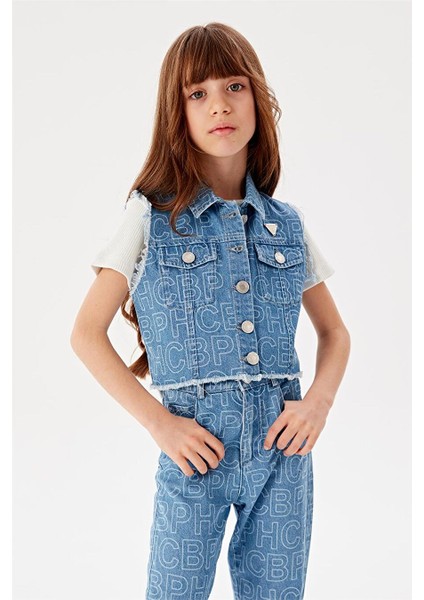 Kız Çocuk Denim Yelek fiyatları