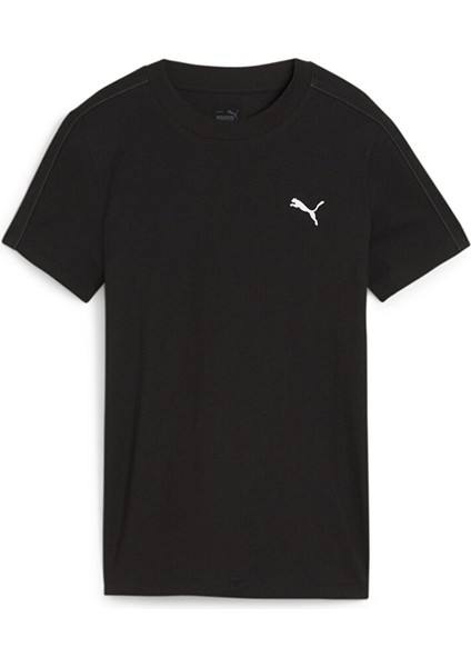 67788301 Her Tee Siyah Kadın Bisiklet Yaka Regular Fit T-Shirt
