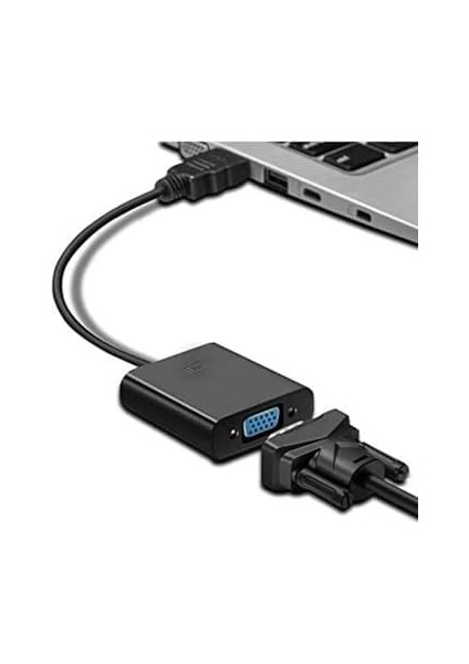 HDMI To VGA Çevirici Tablet Projeksiyon Laptop Ile Uyumlu Hdmi'dan Vga'ya Dönüştürücü Monitör Kablosu fiyatları