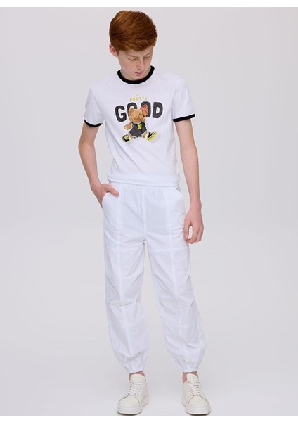 Bg Store Erkek Çocuk Beyaz Pantolon