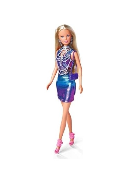 105733663, Steffi Love Super Glam, Özel Vücut Zinciri & Küpe Aksesuarı, Özel Işıltılı Elbise, 29CM fiyatları