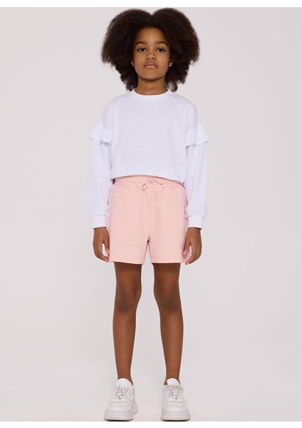 Bg Store Kız Çocuk Pembe Şort