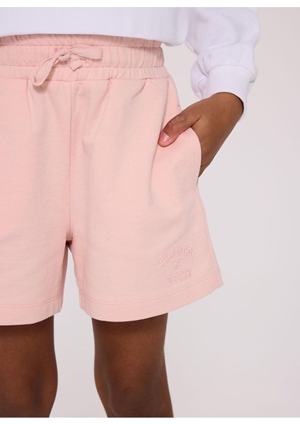 Bg Store Kız Çocuk Pembe Şort
