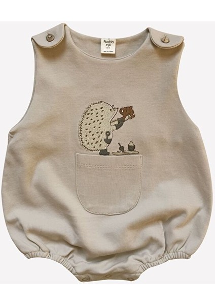 Organik Pale Khaki ‘hedgehog’ Balon Tulum