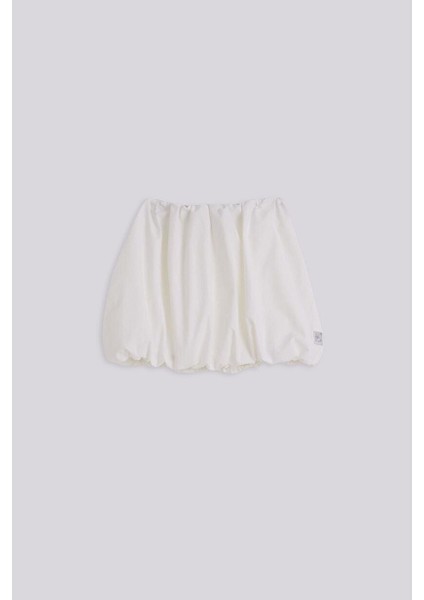 Bg Store Kız Çocuk Beyaz Etek