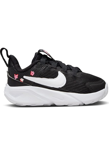 Siyah Kız Bebek Yürüyüş Ayakkabısı FJ8078-001-NIKE Star Runner 4 Nn Td
