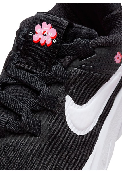 Siyah Kız Bebek Yürüyüş Ayakkabısı FJ8078-001-NIKE Star Runner 4 Nn Td indirimleri