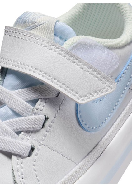 Beyaz - Mavi Bebek Yürüyüş Ayakkabısı DA5382-129-NIKE Court Legacy (Tdv) modelleri