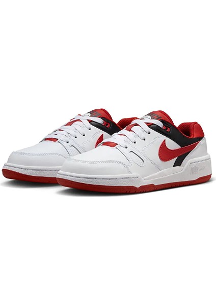 Beyaz - Kırmızı Erkek Çocuk Yürüyüş Ayakkabısı FV5929-100-NIKE Full Force Lo (Gs) modelleri