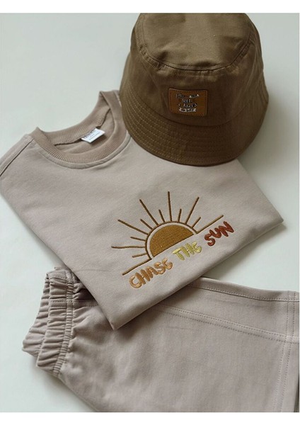 %100 Pamuk Yazlık Unisex Çocuk Alt Üst Takım modelleri