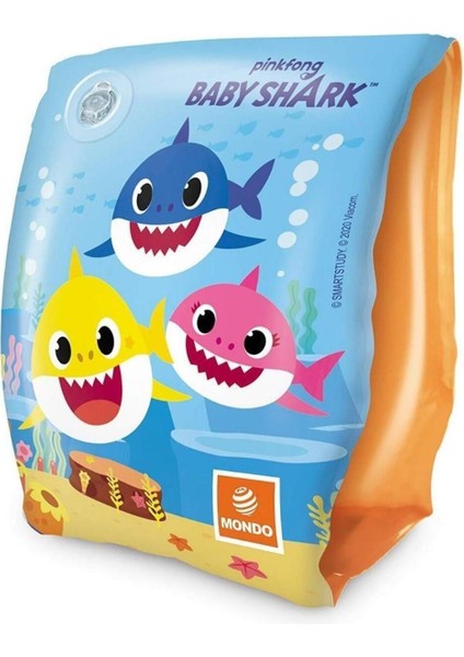 Renkli Baby Shark Kolluk 25X15 Cm, Çocuklar Için Eğlenceli ve Güvenli Koruma Seti modelleri