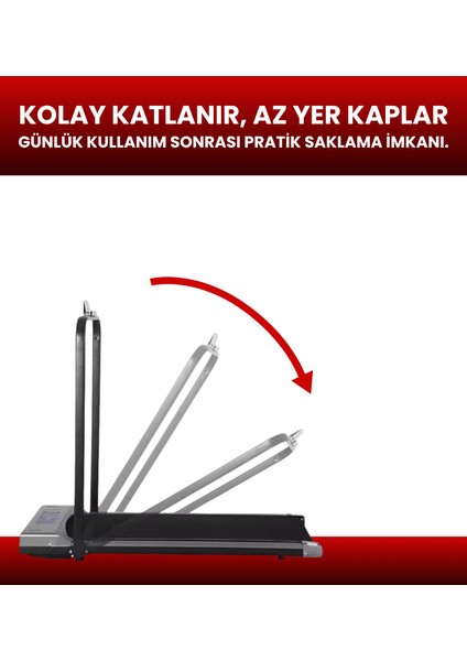 Uzaktan Kumandalı Katlanabilir Portatif Koşu Bandı