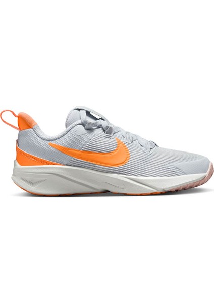Gri - Turuncu Kız Çocuk Yürüyüş Ayakkabısı DX7614-008-NIKE Star Runner 4 Nn (P
