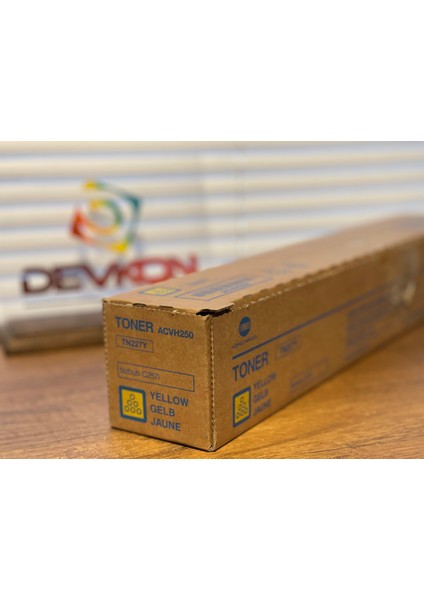 TN-227Y (ACVH250) Sarı Yellow Orjinal Toner - Bizhub C257İ (TN227Y)