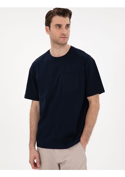 Lacivert Comfort Fit Basic Tişört modelleri