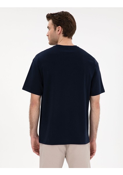 Lacivert Comfort Fit Basic Tişört indirimleri