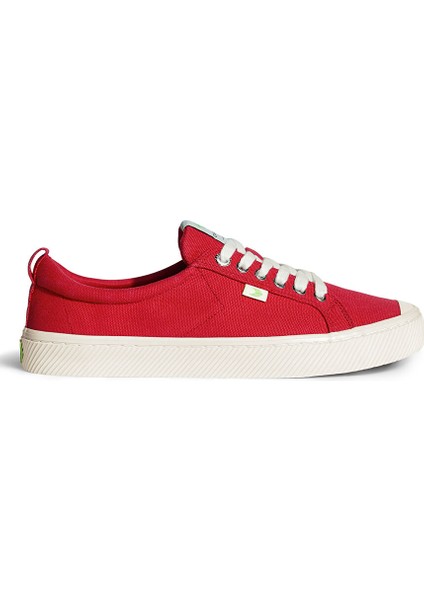 100103R01W-OCA Low Canvas Sneaker Kırmızı Kadın Lifestyle Ayakkabı