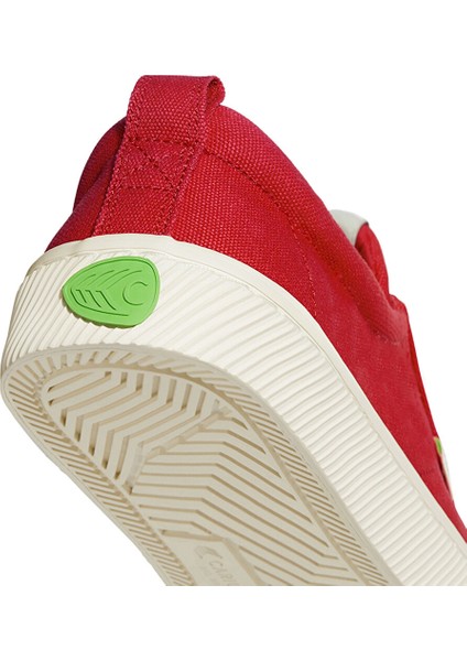 100103R01W-OCA Low Canvas Sneaker Kırmızı Kadın Lifestyle Ayakkabı