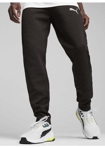 Siyah Erkek Çocuk Düz Sweatpant 68180401-EVOSTRIPE Pants Dk