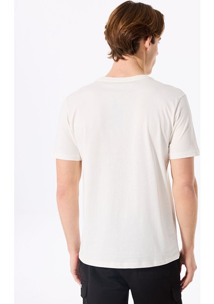 D5SM-TST3751 Ekru Bisiklet Yaka Relaxed Fit Baskılı T-Shirt indirimleri