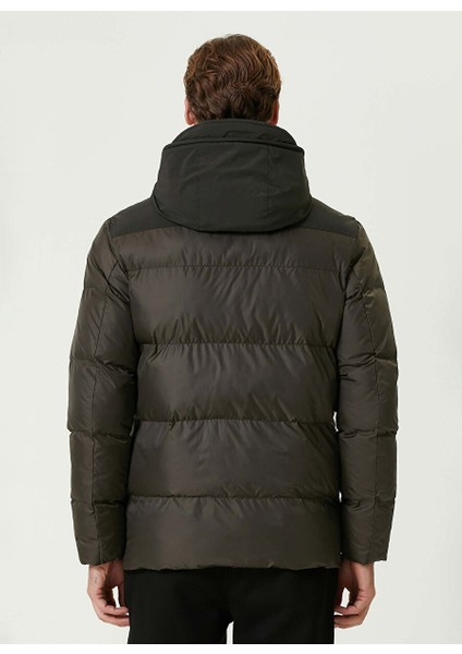 Haki Erkek Slim Fit Kapitone Mont 1091816
