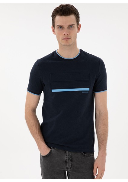 Lacivert Erkek Slim Fit T-Shirt Kıko modelleri