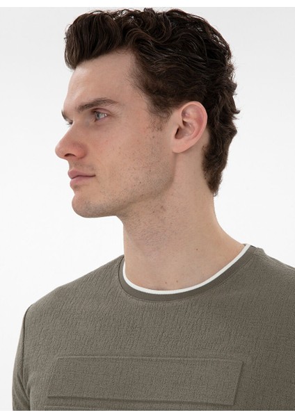 Haki Erkek Slim Fit T-Shirt Kıko fiyatları