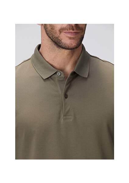 Haki Erkek Slim Fit T-Shirt 1093859