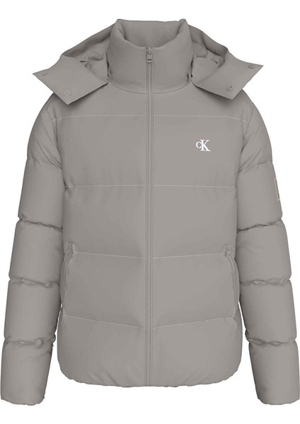 Essentıals Down Jacket Gri Erkek Mont J30J325946PB3