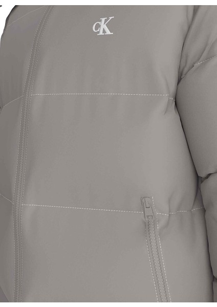 Essentıals Down Jacket Gri Erkek Mont J30J325946PB3