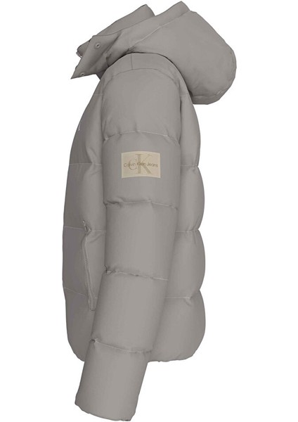 Essentıals Down Jacket Gri Erkek Mont J30J325946PB3