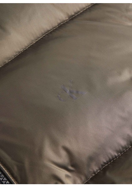 Kahve Erkek Mont J30J326097PAV Two Tone Puffer Jacke modelleri