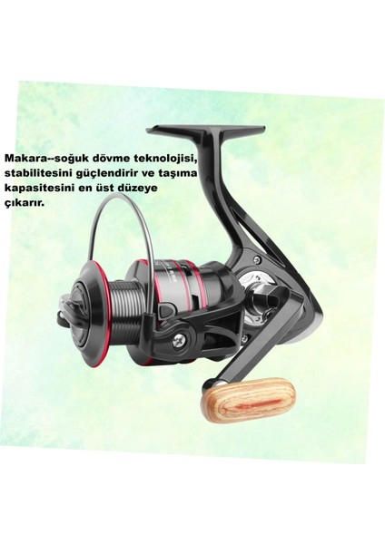 Profesyonel HB3000 Olta Makinesi – 12 Bilya, 5.2:1 Devir, Yüksek Performanslı Spin Makinesi
